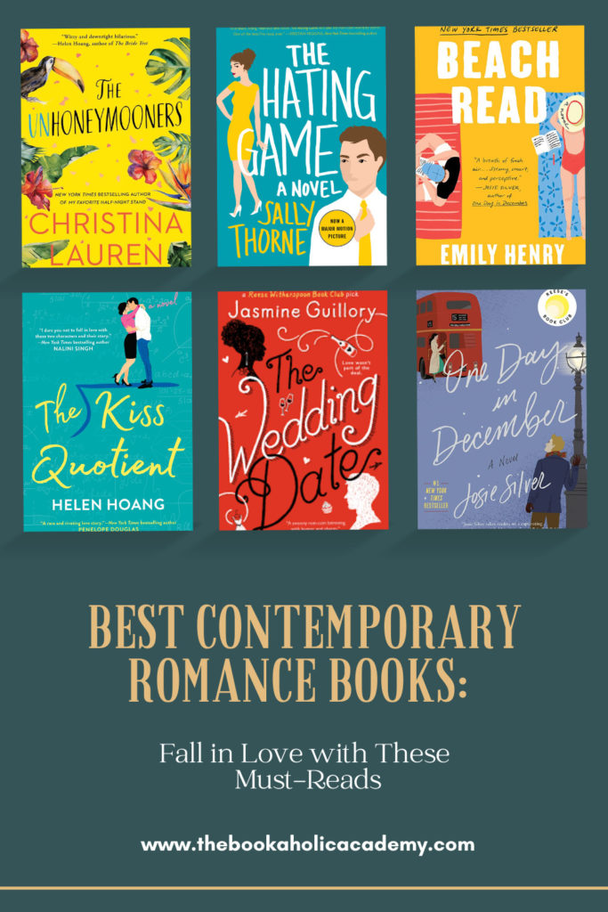 Best Contemporary Romance Books: Fall in Love with These Must-Reads - Pinterest Pin