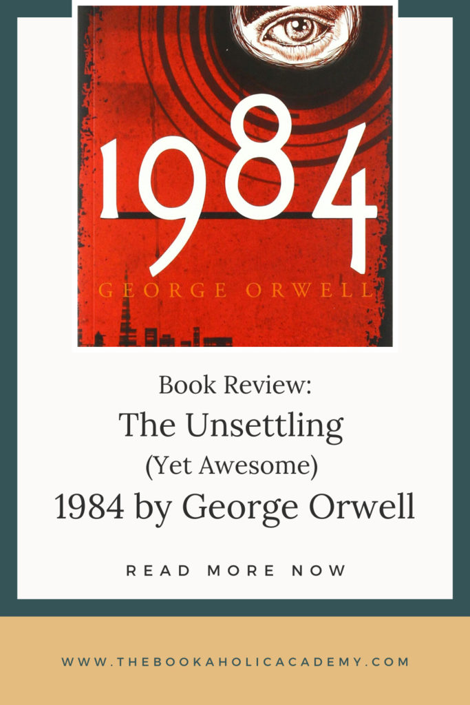 Review: The Unsettling (Yet Awesome) 1984 by George Orwell - Pinterest Pin