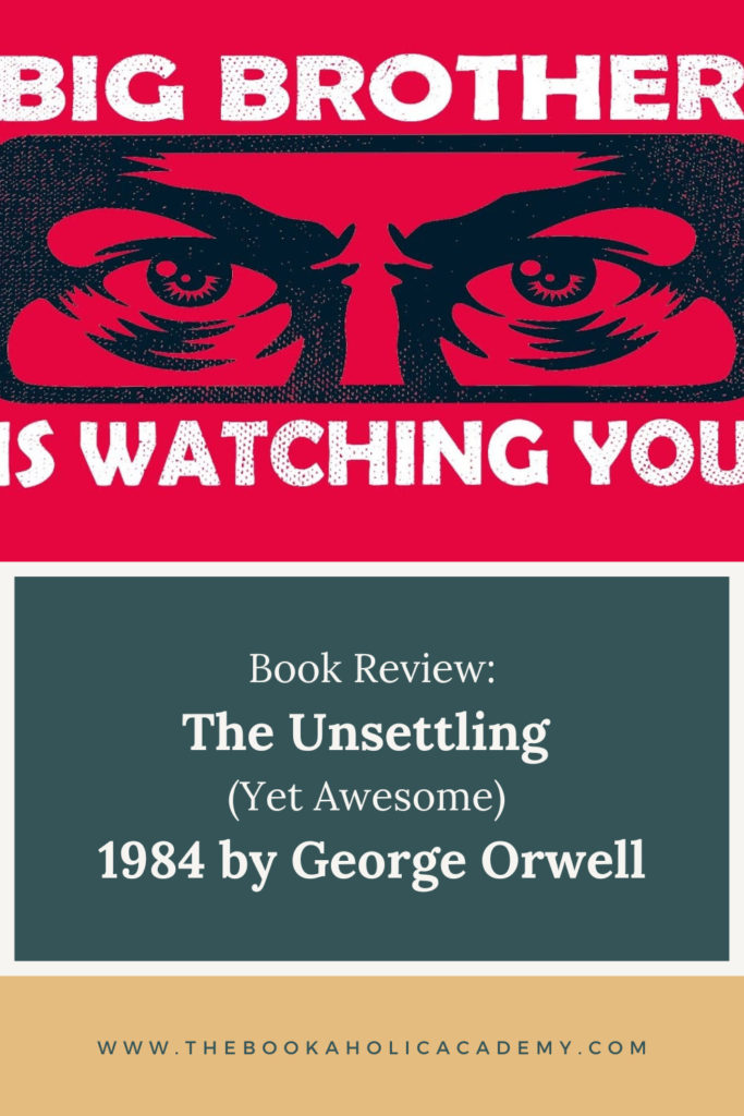 Review: The Unsettling (Yet Awesome) 1984 by George Orwell - Pinterest Pin