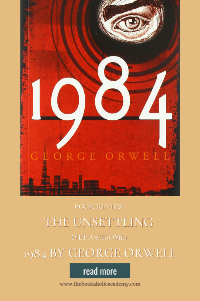 Review: The Unsettling (Yet Awesome) 1984 by George Orwell - Pinterest Pin