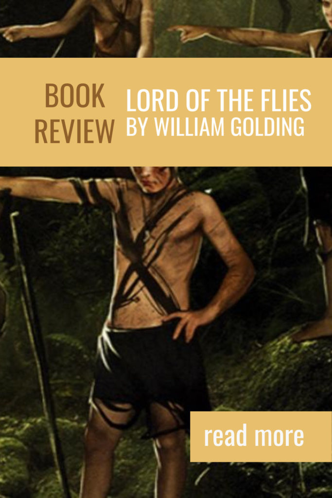 Review: Lord of The Flies by William Golding - Pinterest Pin