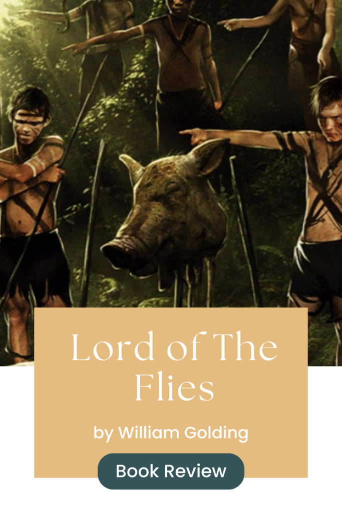 Review: Lord of The Flies by William Golding - Pinterest Pin