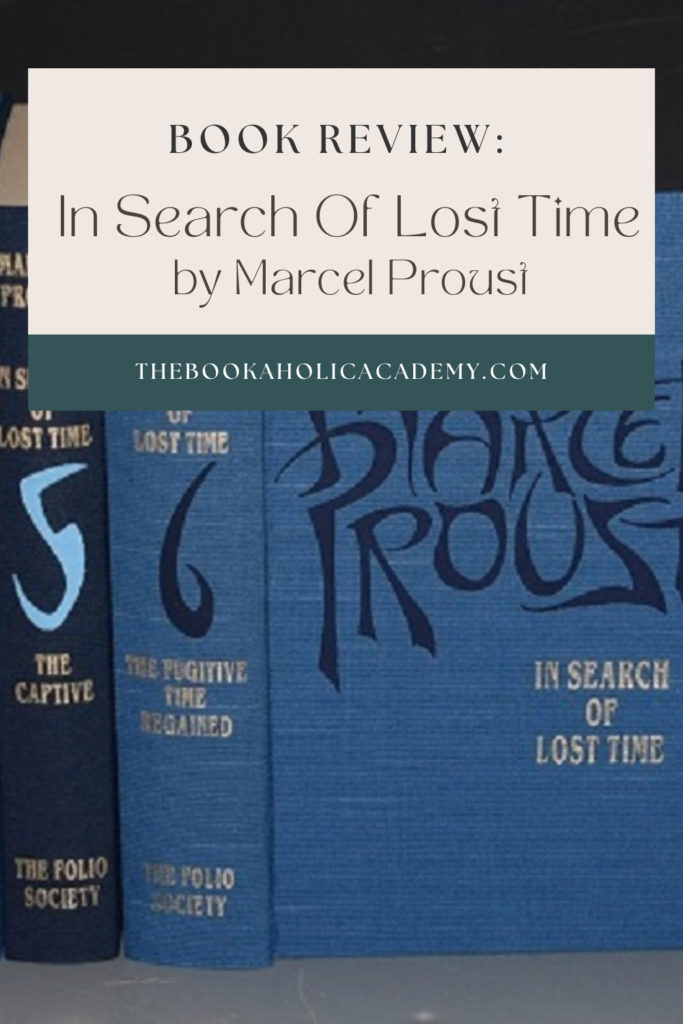 In Search Of Lost Time by Marcel Proust - Pinterest Pin