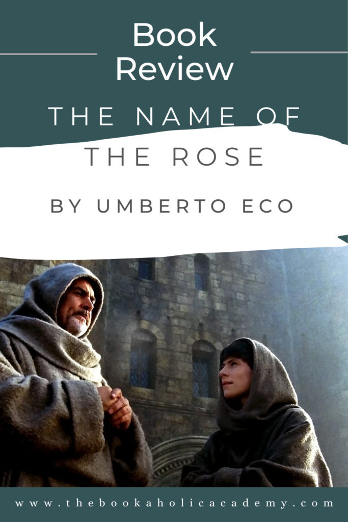 Review: The Name Of The Rose by Umberto Eco - Pinterest Pin