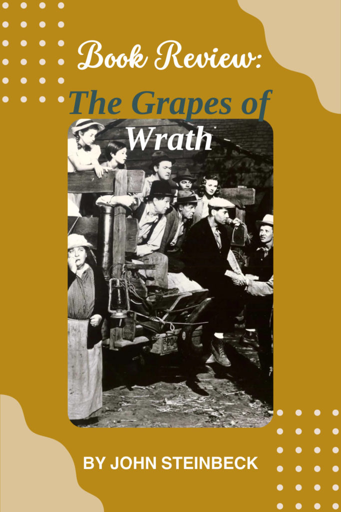 Review: The Grapes of Wrath by John Steinbeck - Pinterest Pin