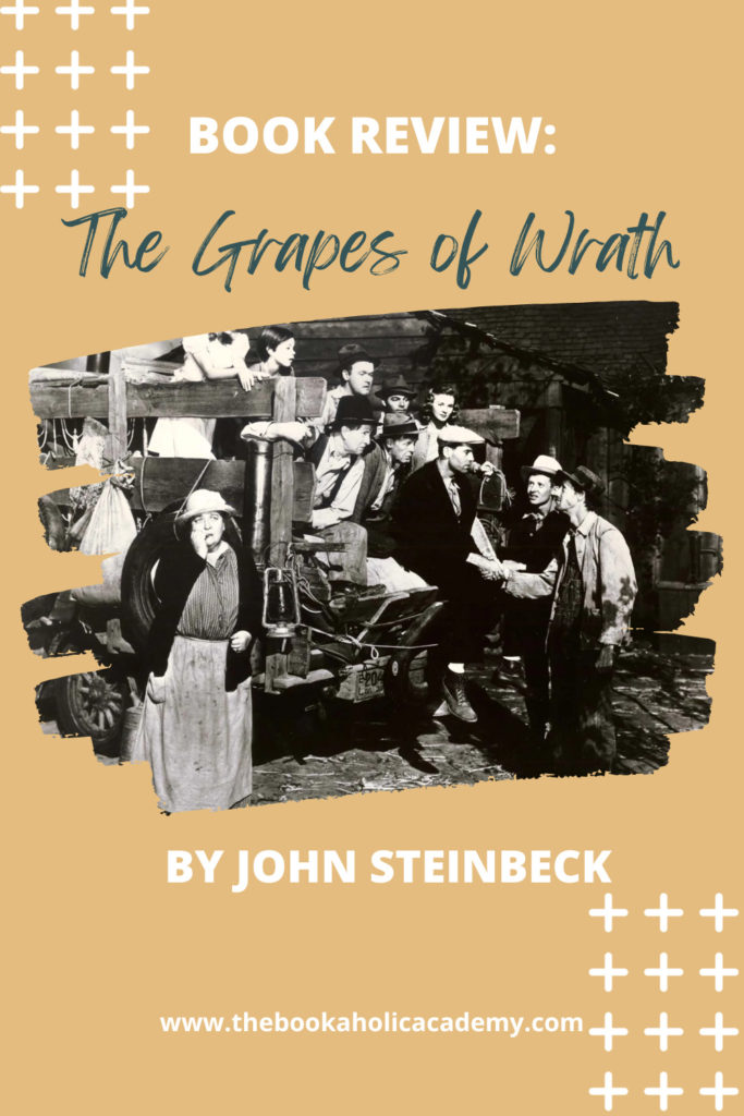 Review: The Grapes of Wrath by John Steinbeck - Pinterest Pin