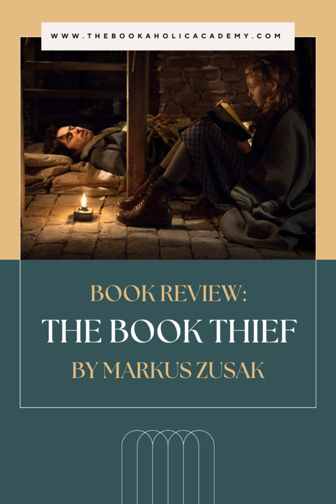 Book Review: The Book Thief by Markus Zusak - Pinterest Pin