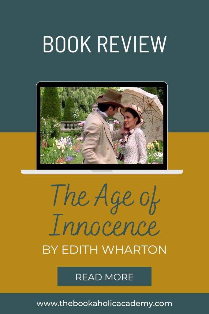 Review: The Age of Innocence by Edith Wharton - Pinterest Pin