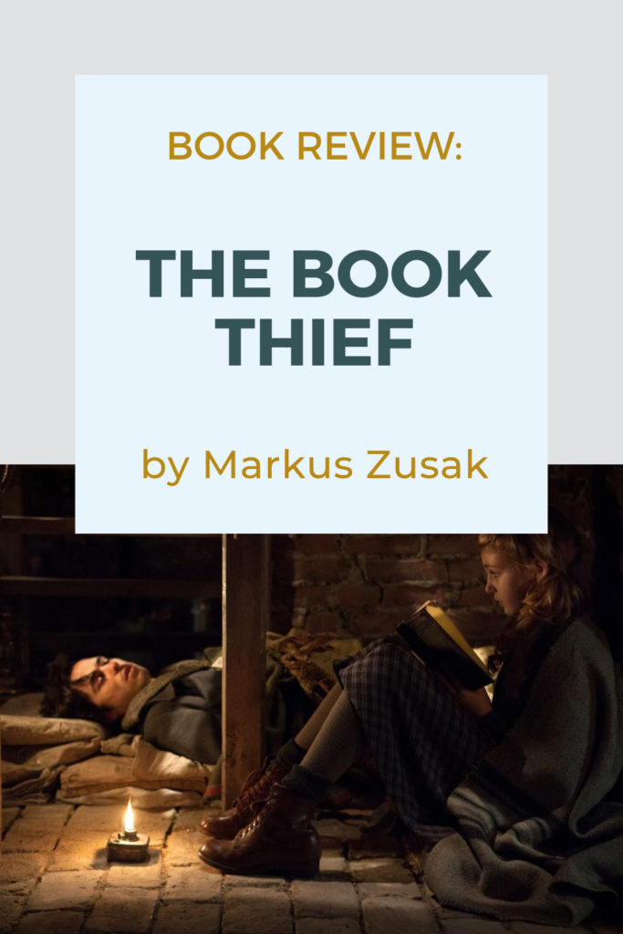 Book Review: The Book Thief by Markus Zusak - Pinterest Pin