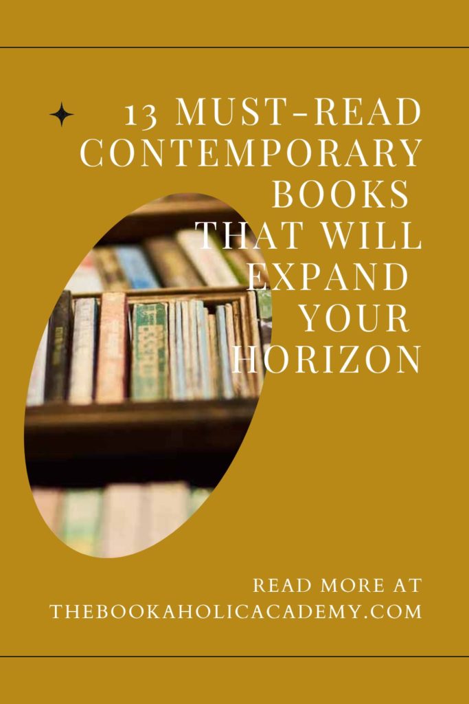 13 Must-Read Contemporary Books That Will Expand Your Horizon - Pinterest Pin