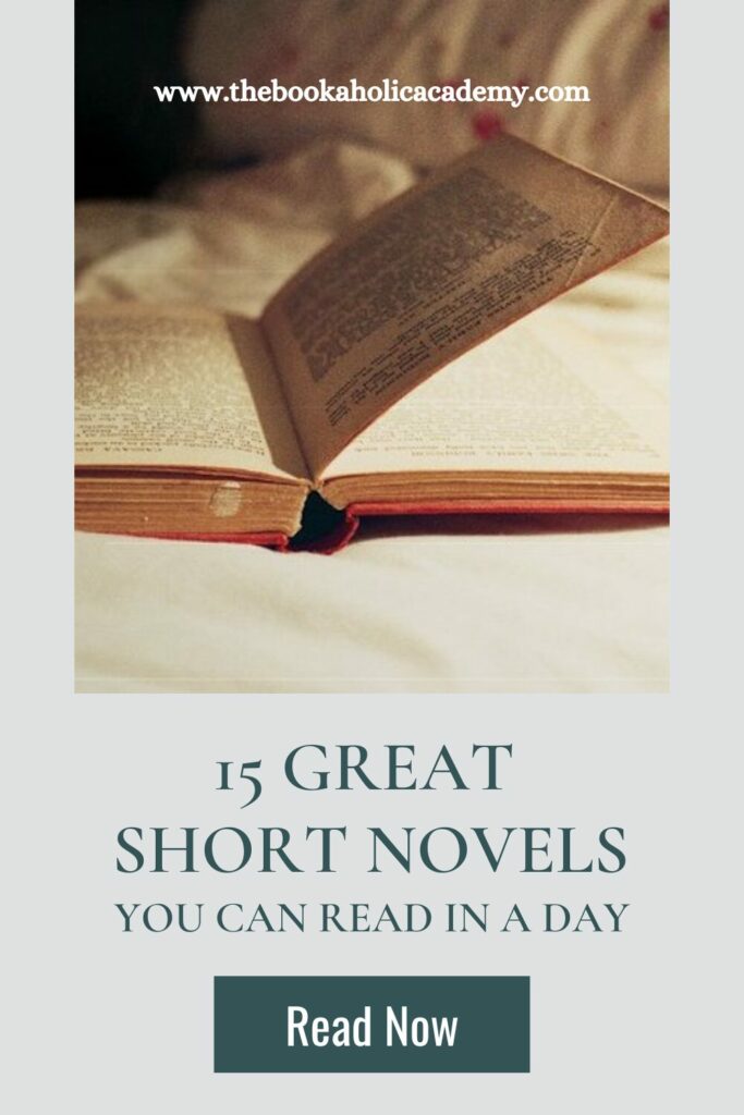 15 Great Short Novels You Can Read in a Day - Pinterest Pin
