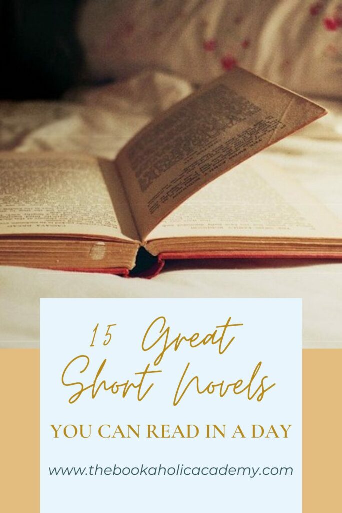 15 Great Short Novels You Can Read in a Day - Pinterest Pin