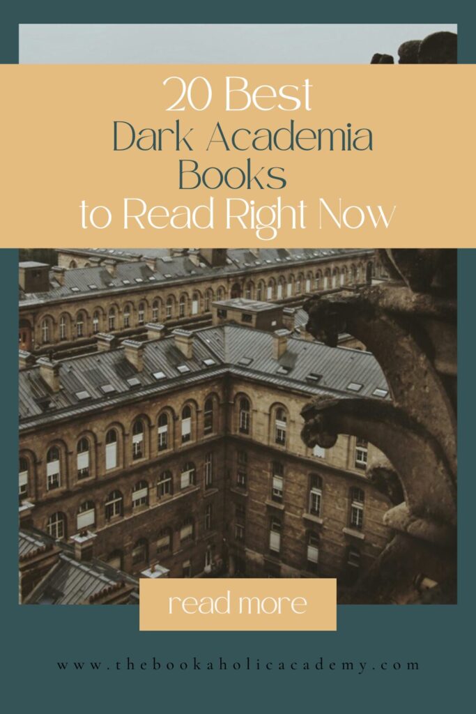 20 Best Dark Academia Books to Read Right Now - Pinterest Pin