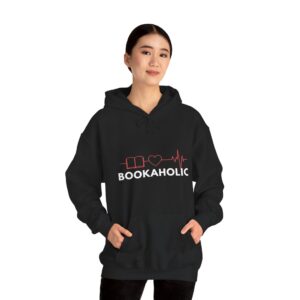 Bookaholic Hooded Sweatshirt - Cosy Gift for Book Lovers, Reading Enthusiasts, Stylish Loungewear, Literature Fan Apparel, Ideal for [...]