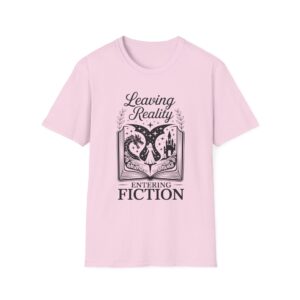 "Leaving Reality Entering Fiction" Unisex Design Softstyle T-Shirt - Perfect for Book Lovers, Readers, and Fantasy Fans, Ideal [...]