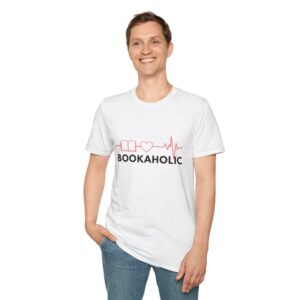 Bookaholic Unisex Softstyle T-Shirt | Perfect Gift for Book Lovers, Reading Enthusiasts, Casual Wear, Unique Literary Tee, Book Gift